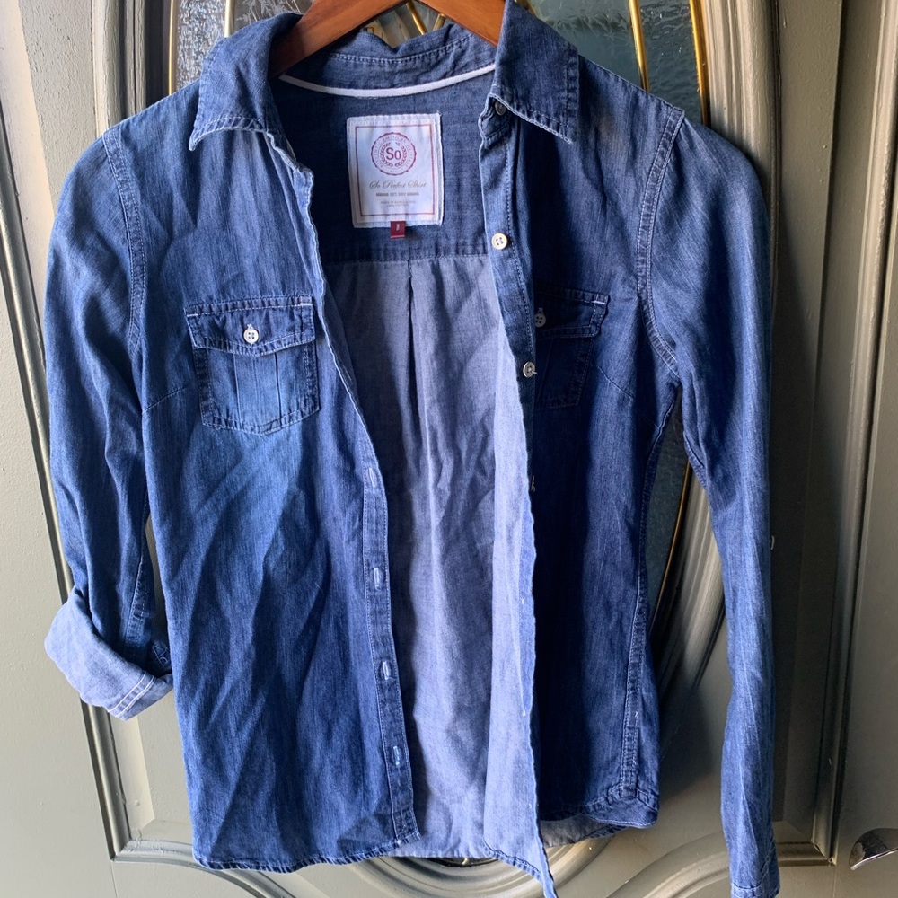 Denim Button Down Shirt